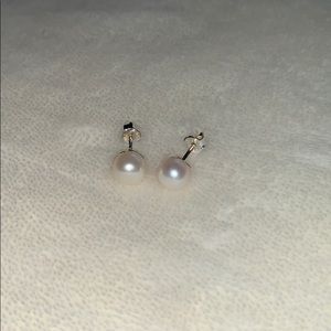 Pearl Pandora Earrings